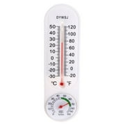 cdar Garage Office Indoor Wall-mounted Greenhouse Hygrometer Breeding Thermometer Thermometer